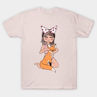 Nori Doll - Animal companions (Fox) T-Shirt